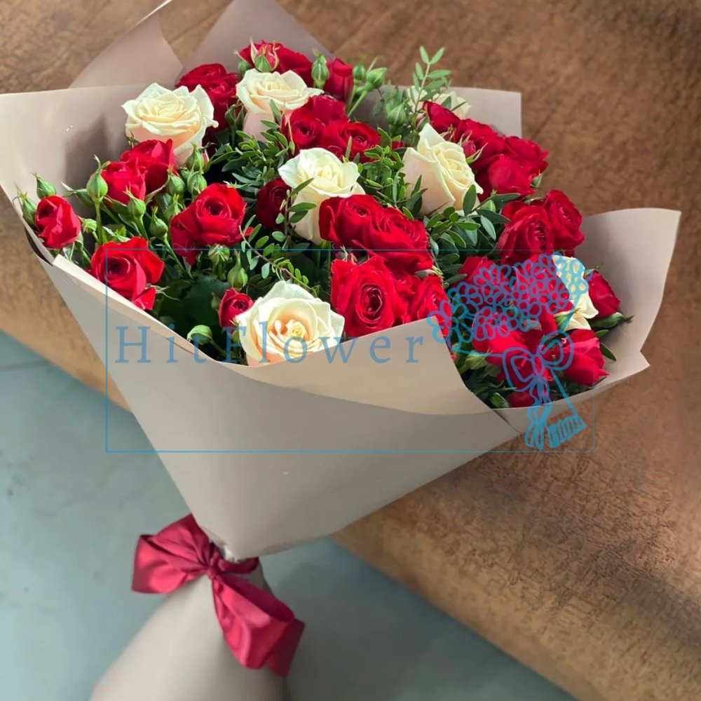 Букет Очарование контраста Букет роз Очарование контраста