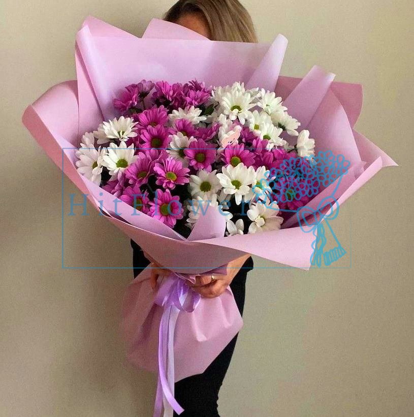 Букет цветов Грация Букет цветов из: Хризантемы